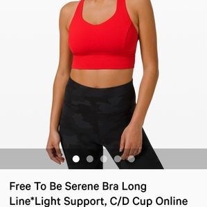 Lululemon Free to be Serene sports bra